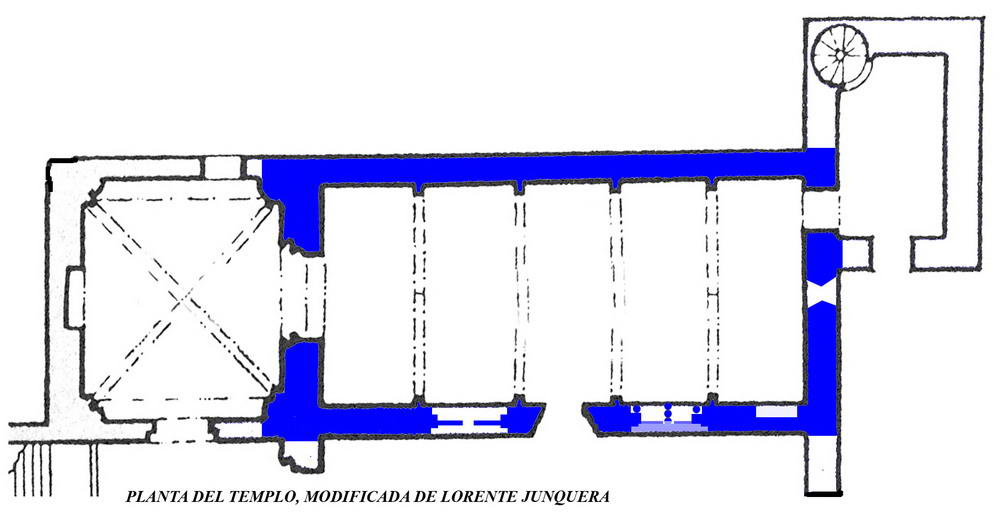 PLANTA DEL TEMPLO DE SANTA MARÍA MAGDALENA